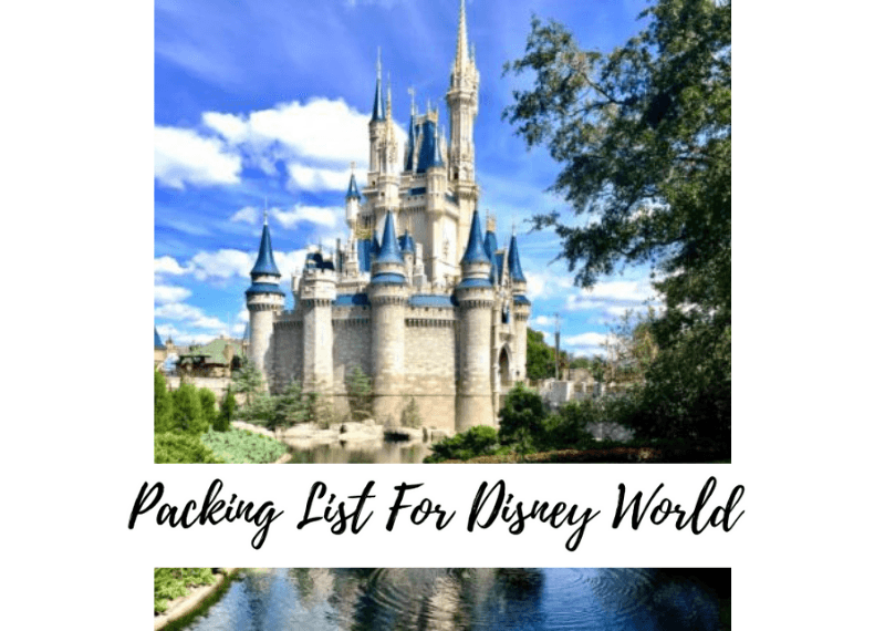 Packing List For Disney World