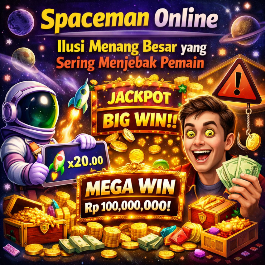 Spaceman Online dan Ilusi Menang Besar yang Sering Menjebak Pemain